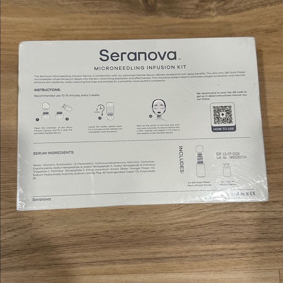 Seranova Microneedling Infusion Kit Anti-Aging Solution 3 Month SEALED Exp: 7/28 - Picture 2 of 2